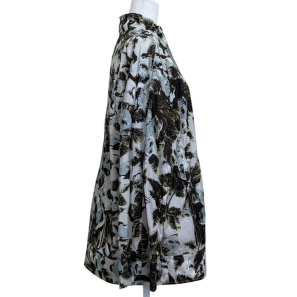 Lafayette 148 Lightweight Baylor Jacket Windbreaker Full-Zip Floral Women Size L - Picture 3 of 8